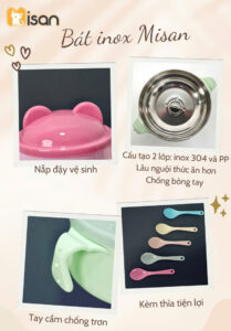 Bát ăn dặm Misan chất liệu inox 304 6 z6140022116272 4c472696ab04bfe4c884871ffb946ace
