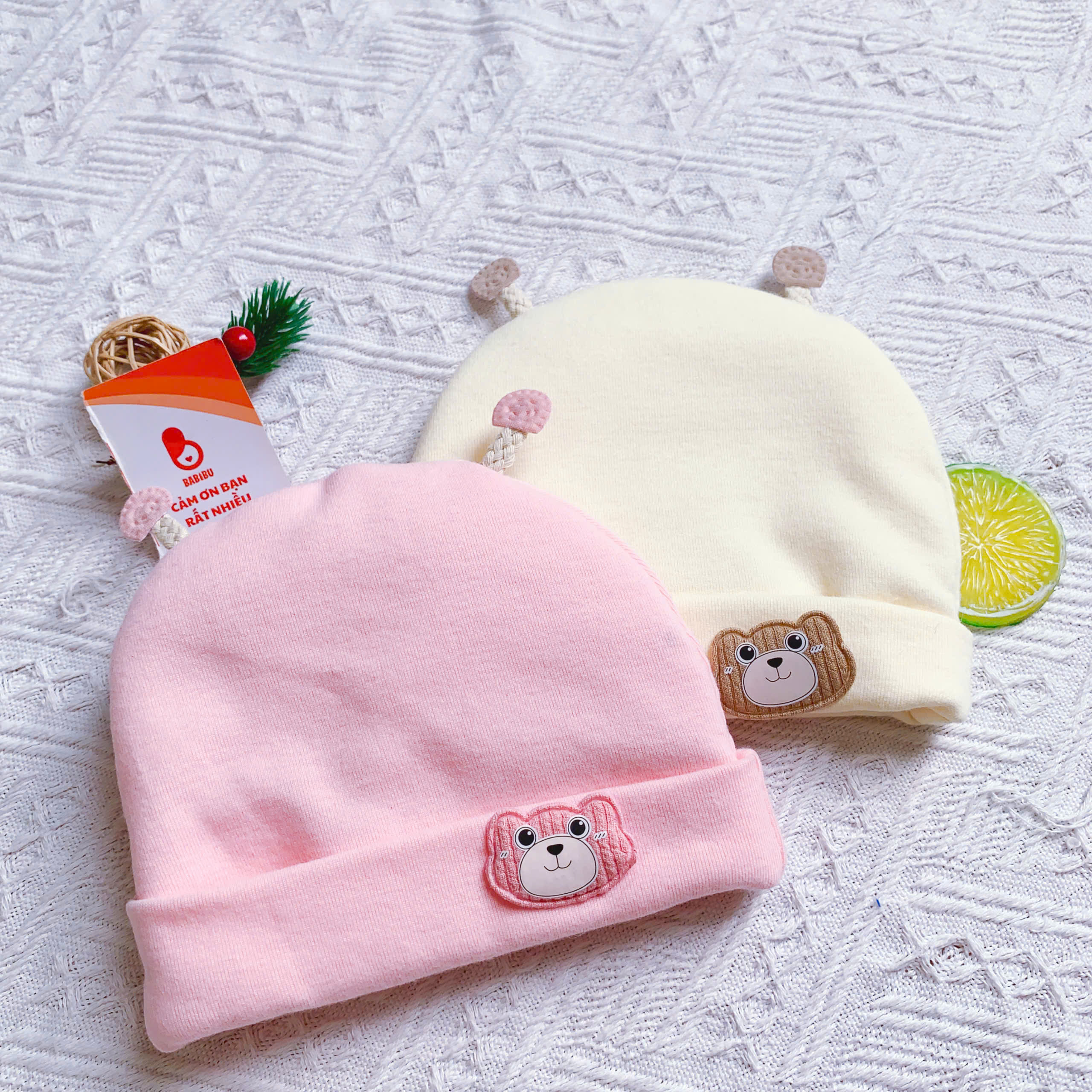 Mũ gấu lót bông