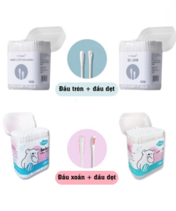 Tăm bông Vcoool Emma Misuta 200 và 400 que