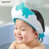 Mũ gội đầu chắn nước bảo vệ tai và mắt cho bé