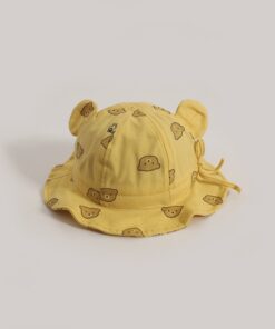 Alternative view of Mũ vành tai bèo họa tiết gấu cho bé 6-12M