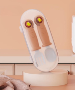 Alternative view of Set Thìa Dĩa Ăn Dặm Cho Chất Liệu Nhựa