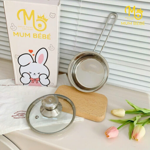 Nồi Inox Mumbebe 14cm Chất Liệu 304