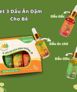 Set 3 Dầu Ăn Dặm Hakukid