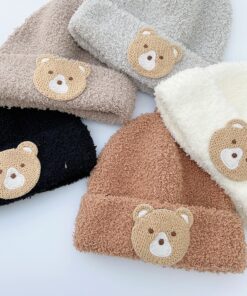 Alternative view of Mũ len lông cừu giữ ấm cho bé từ 6-36m