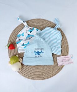 Alternative view of Set 3 Mũ Sơ Sinh Mom Care Cotton