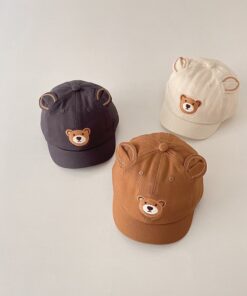 Alternative view of Mũ Lưỡi Trai Thêu Hình Chú Gấu Cho Bé