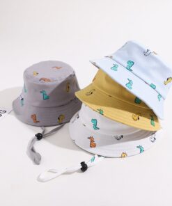 Alternative view of Mũ Nón Bucket Vành Tròn Cho Bé Hình Khủng Long