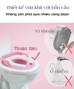 Alternative view of Bệ thu nhỏ bồn cầu Emma Kids