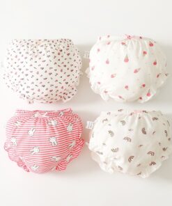 Alternative view of Set 4 quần đùi phồng cotton cho bé