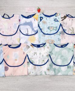 Áo yếm ăn dặm dài, ngắn tay xuất Nhật