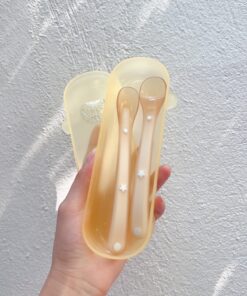 Alternative view of Set 2 Thìa Ăn Dặm Silicon Cho Bé