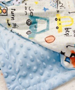 Chăn Hạt Đậu Cho Bé Họa Tiết Dễ Thương