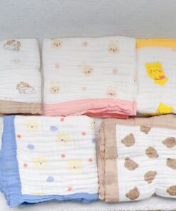 Alternative view of Chăn khăn Aden sợi tre 6 lớp bo viền