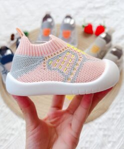 Giày Bún Tập Đi Phối Lưới Cho Bé