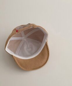 Alternative view of Mũ Lưỡi Trai Tai Gấu Chất Nhung Giữ Ấm Cho Bé