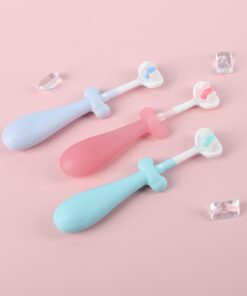 Alternative view of Bàn Chải 3 Mặt Sợi Lông Mềm Mịn Cho Bé