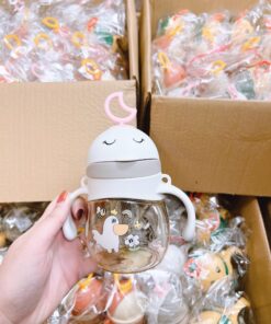 Bình Nước Họa Tiết Hình Thú Cho Bé