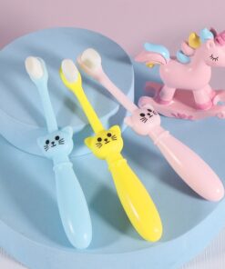 Alternative view of Bàn chải đánh răng hình mèo lông mềm