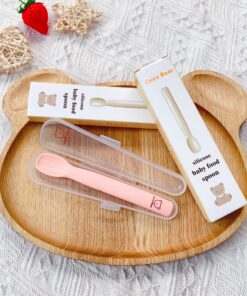 Thìa Ăn Dặm Silicon Coco Bear