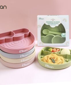 Alternative view of Khay 3 Ngăn Silicon Hình Cầu Vồng Misan