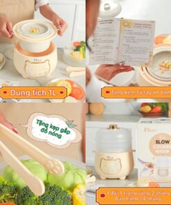 Alternative view of Nồi Nấu Cháo Chậm Misan, Kèm Lồng Hấp, Bảo Hành 24 Tháng