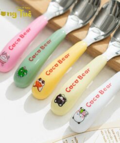 Thìa Ăn Dặm Coco Bear Chất Liệu Inox 304