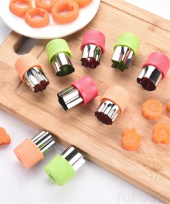 Set 9 Khuôn Cắt Tỉa Rau Củ Quả