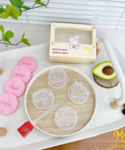Alternative view of Set 4 khuôn hấp đồ ăn dặm chống dính Mumbebe