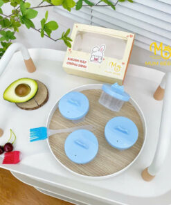 Set 4 khuôn hấp đồ ăn dặm chống dính Mumbebe