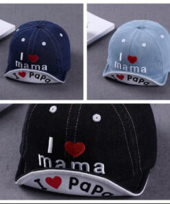 Mũ lưỡi trai I love mama-papa