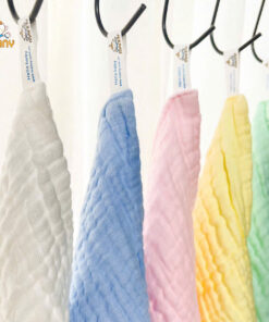 Alternative view of Set 5 khăn sữa xô 6 lớp Manny 30x30cm