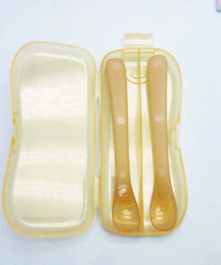 Set 2 Thìa Ăn Dặm Silicon Cho Bé