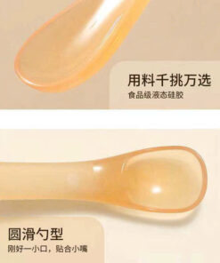 Set 2 Thìa Ăn Dặm Silicon Cho Bé