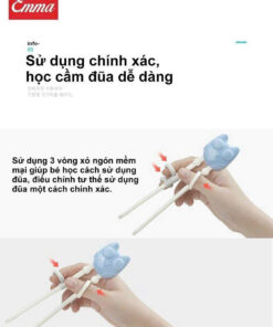 Đũa Tập Gắp Xỏ Ngón Emma Kids Cho Bé