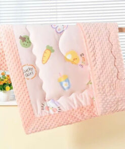 Chăn cừu 2 mặt siêu ấm cho bé