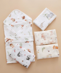 Alternative view of Ủ choàng cotton 1 lớp 85x85cm