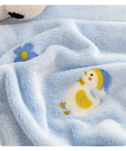 Chăn lông tuyết viền xoắn mềm mịn 100x150cm