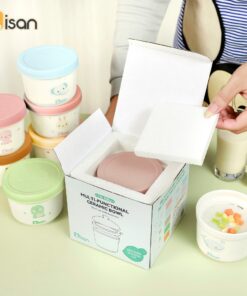 Alternative view of Thố sứ 250ml kèm 2 nắp đậy sứ và silicon Misan