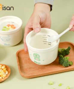 Thố sứ 250ml kèm 2 nắp đậy sứ và silicon Misan 12 vn 11134207 7r98o loy6f3v01phq33