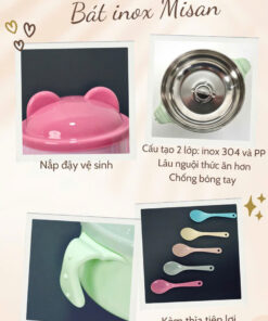 Bát ăn dặm Misan chất liệu inox 304 5 z6140022116272 4c472696ab04bfe4c884871ffb946ace 1