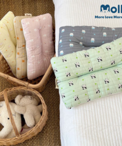 Alternative view of Gối chần bông chống lõm đầu cho bé Molli