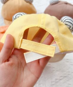 Mũ lưỡi trai tai gấu kẻ