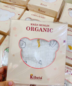 Khăn tắm quấn 6 lớp cotton Organic cao cấp EmmaKids