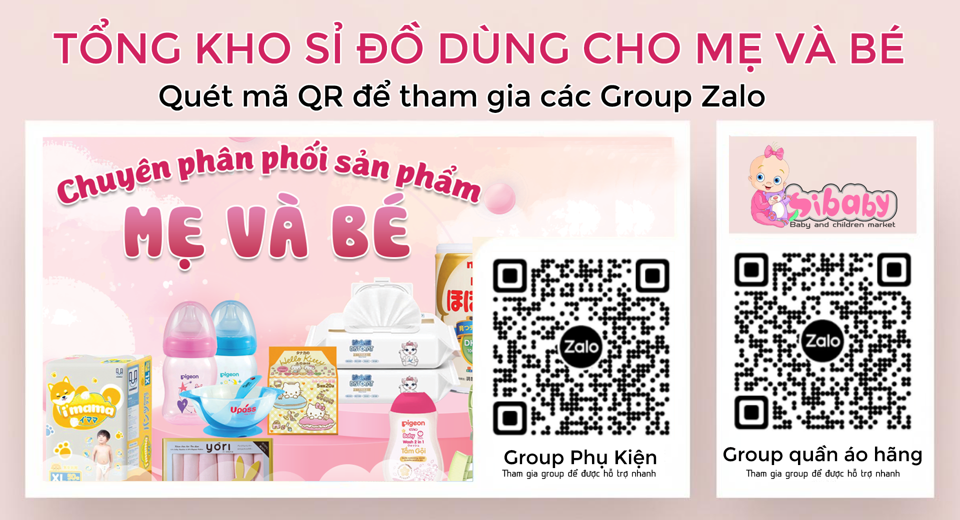 Kho sỉ đồ sơ sinh mẹ và bé