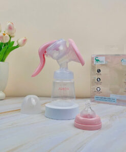 Máy hút sữa bằng tay Jubon có điều chỉnh 2 lực hút