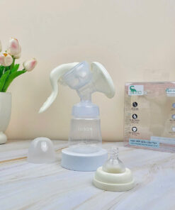 Máy hút sữa bằng tay Jubon có điều chỉnh 2 lực hút