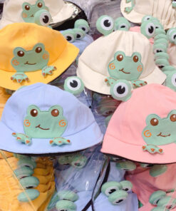 Mũ vành hình ếch kèm kính tháo dời