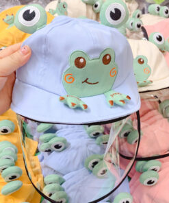 Mũ vành hình ếch kèm kính tháo dời