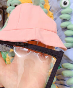 Mũ vành hình ếch kèm kính tháo dời